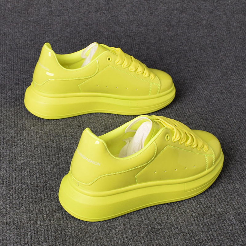 Women'S Shoes For Tennis - Zapatos Casuales Blancos Lacados 2025 para