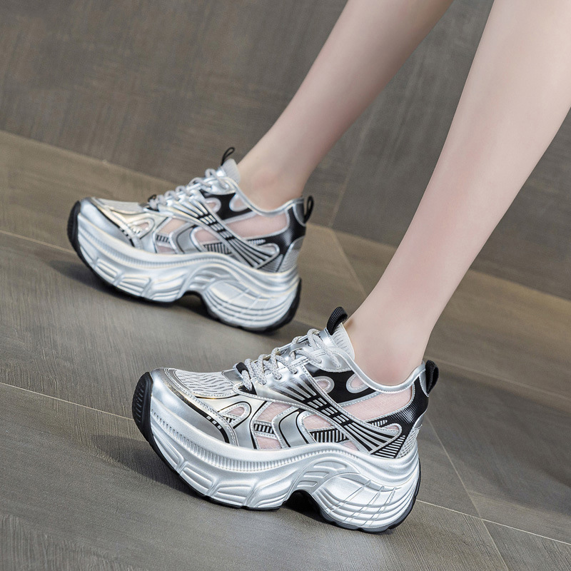 Platform Sneakers Chunky - Zapatillas Deportivas con Plataforma Oculta para