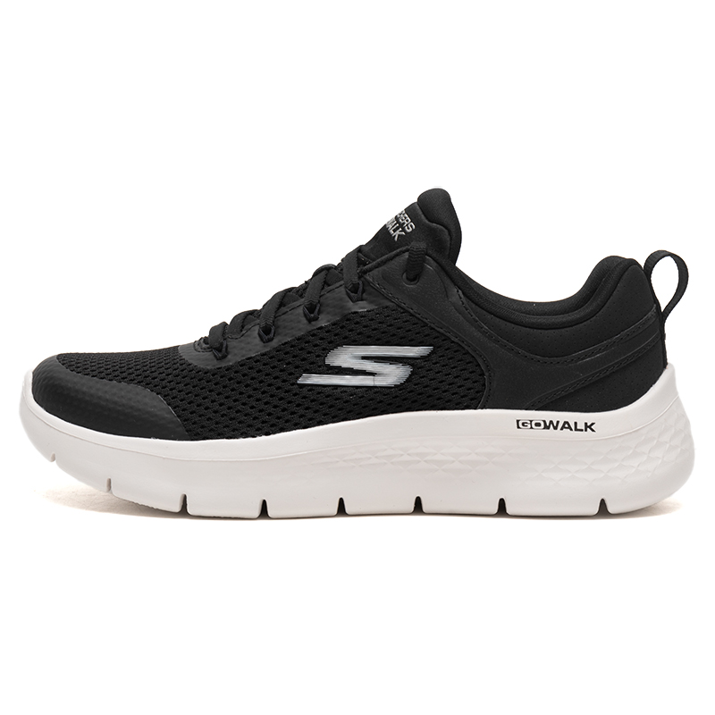 Women Shoes Skechers - Skechers 124817-Bkw Zapatos de Caminar para