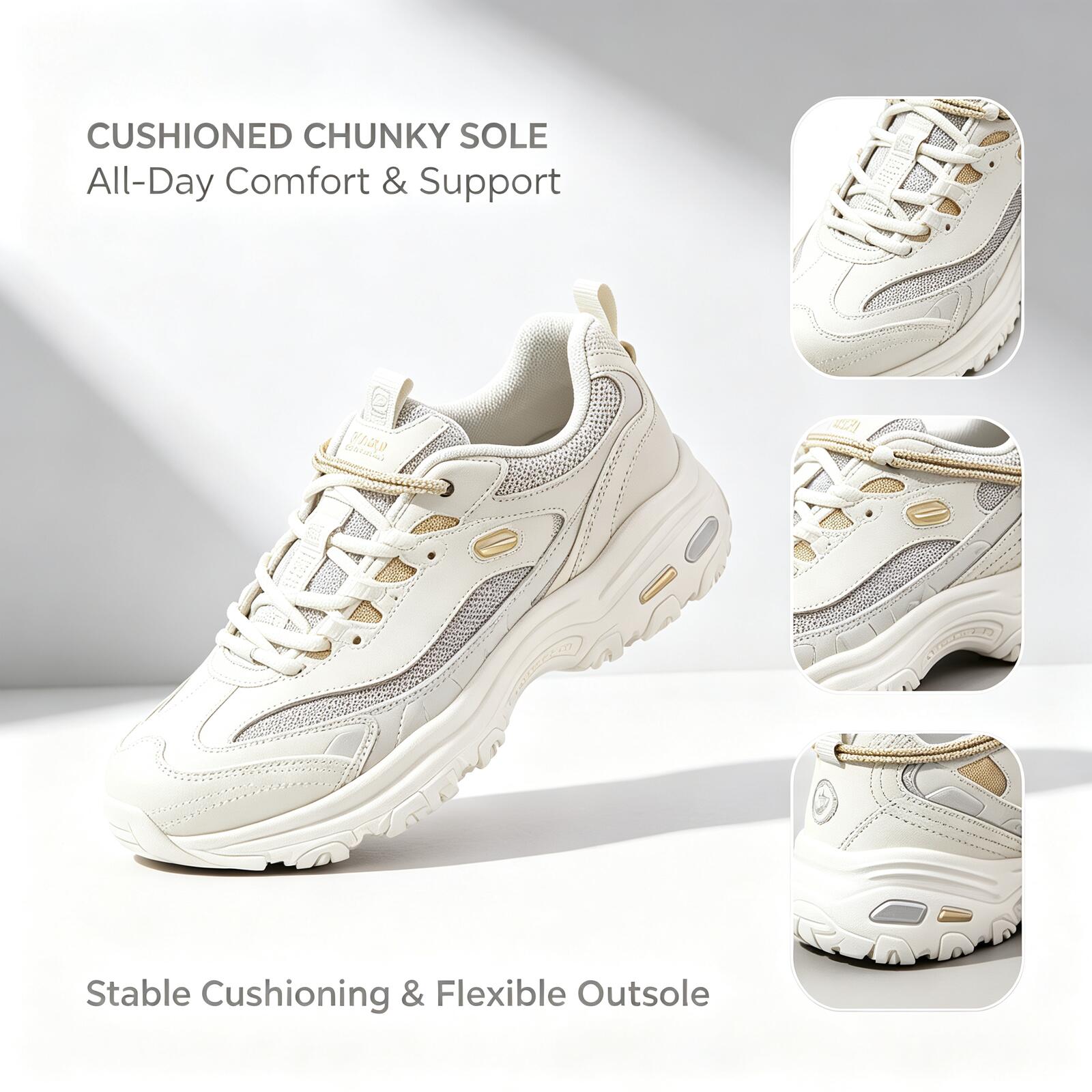 Women Shoes Hong Kong - Skechers New Women D'Lites 1.0 Panda