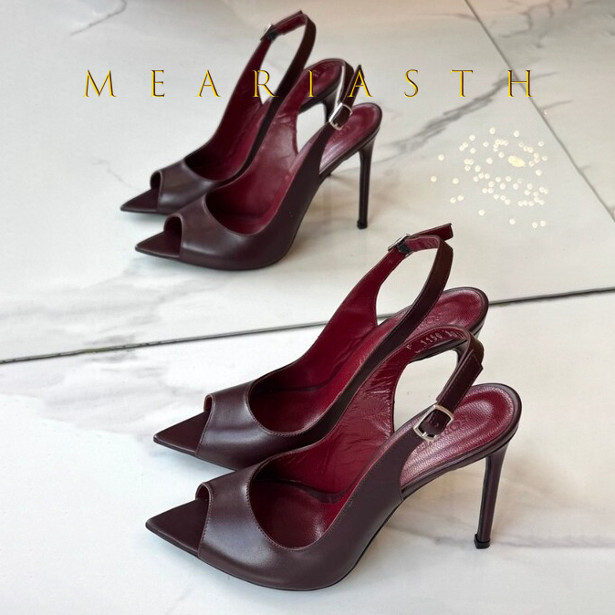 Women Shoes Japanese Brand - Sandalias de charol en negro degradado