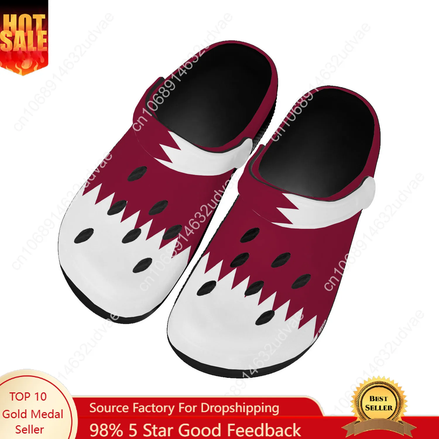 Women Shoes Qatar - Zapatos de agua con bandera nacional