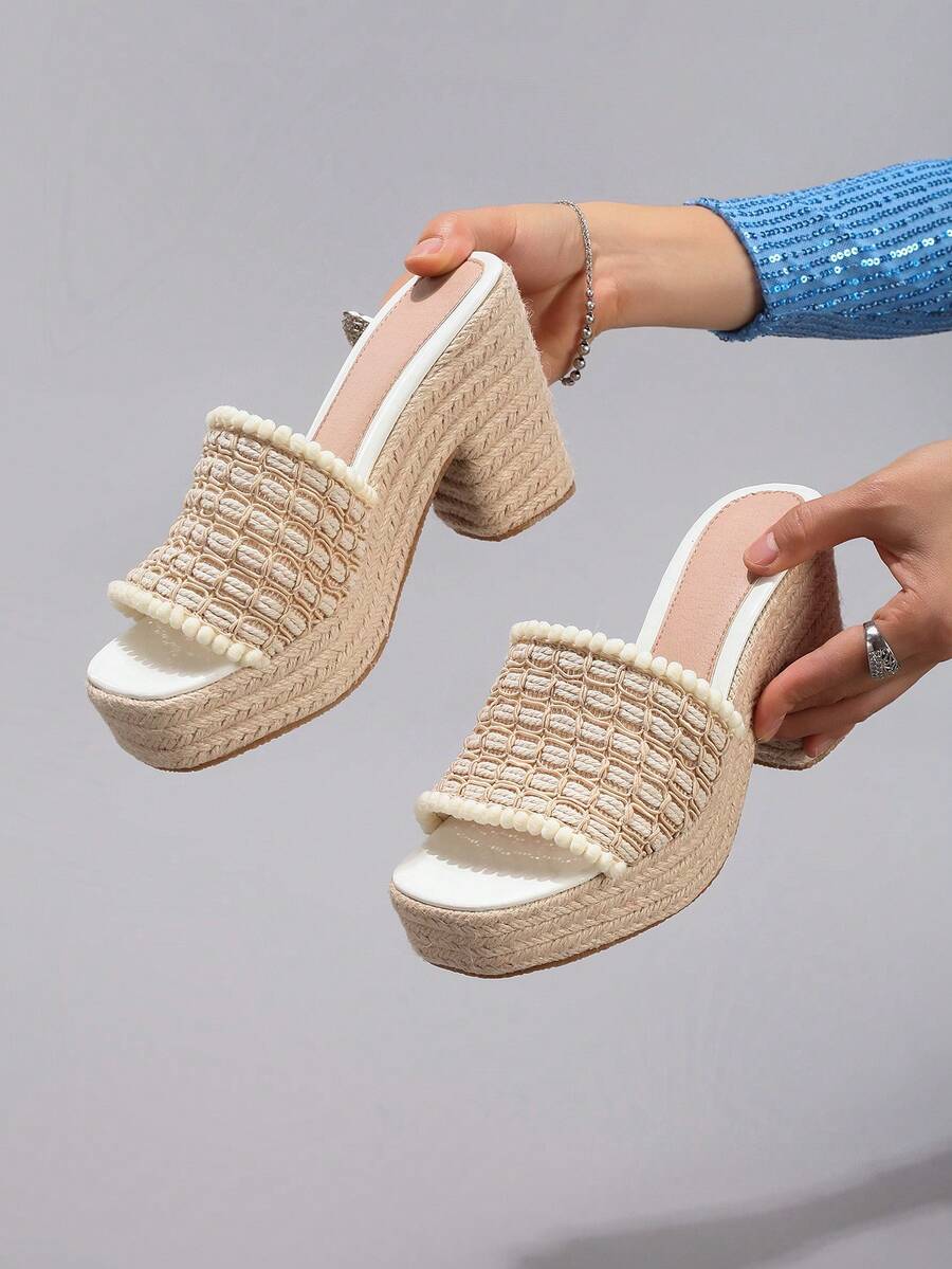 Sandalias de Plataforma con Co - Cork Wedge Sandal reseña y precio