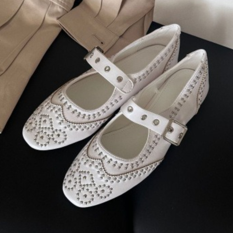 Zapatos planos con diseño de h - Women Shoes Brand reseña y precio