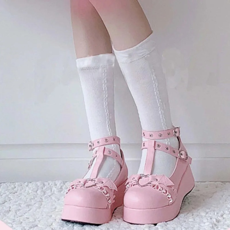 Nuevos Zapatos Mary Janes con  - Platform Sneakers Chunky reseña y precio