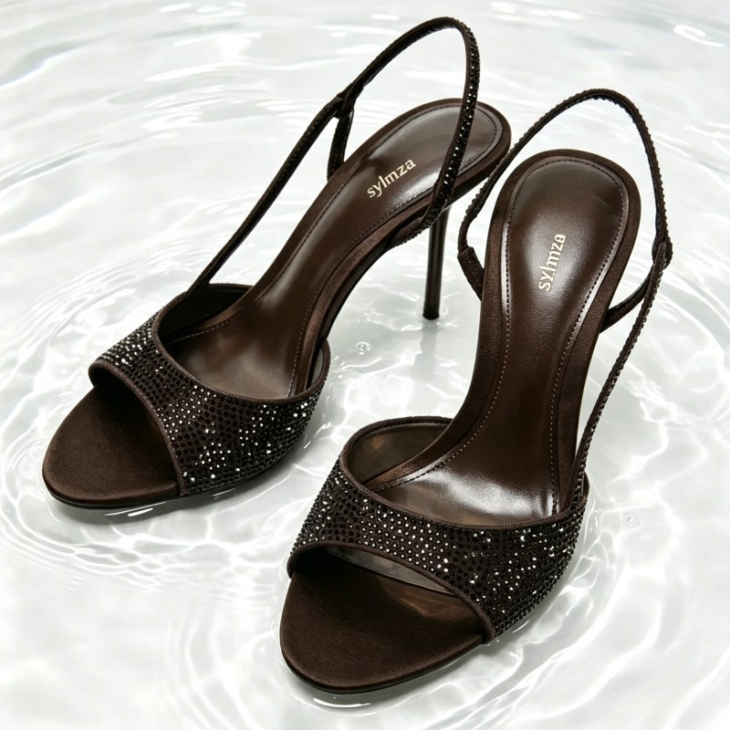 Zapatos de Tacón con Detalle d - Women Shoes Brand reseña y precio