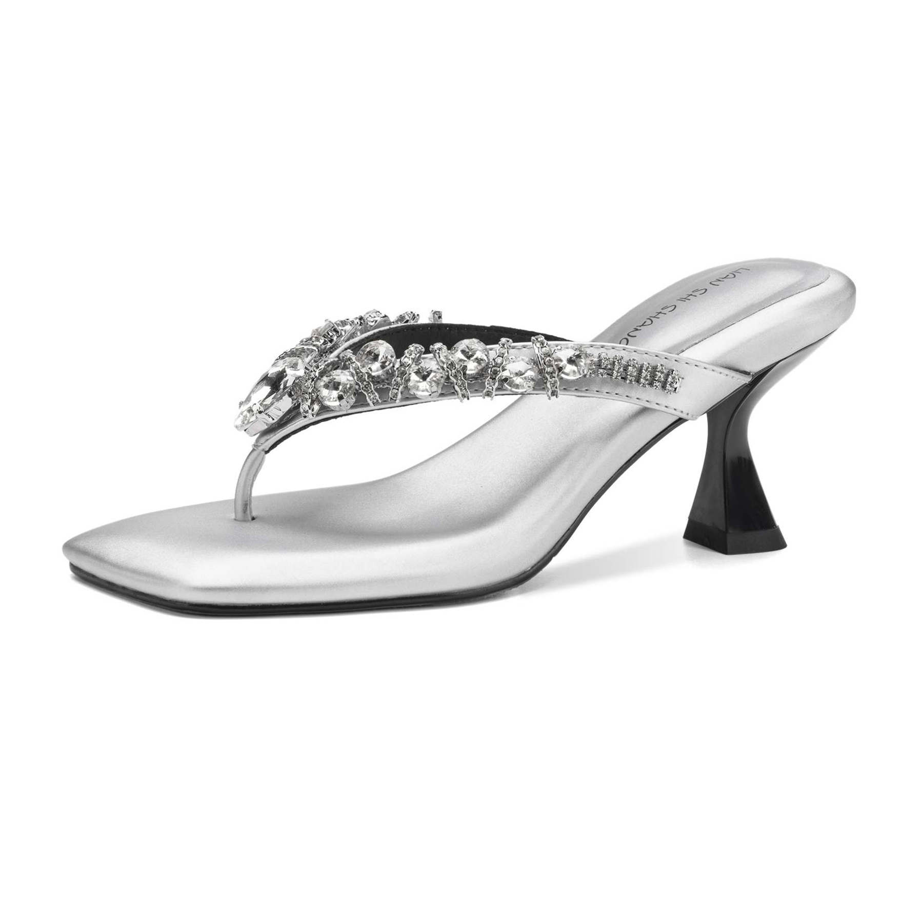 Sandalias de tacón alto con cr - Women Shoes Brand reseña y precio