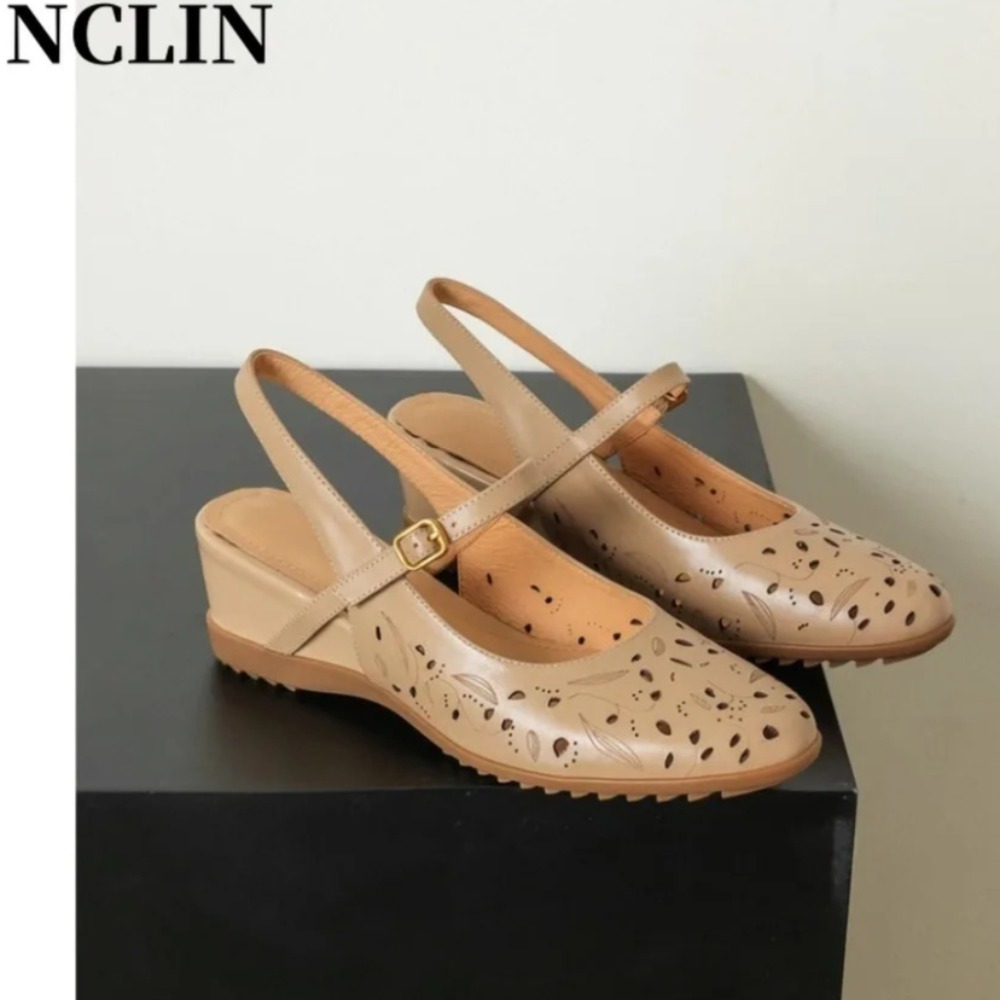 Sandalias Casuales de Cuña con - Cork Wedge Sandal reseña y precio
