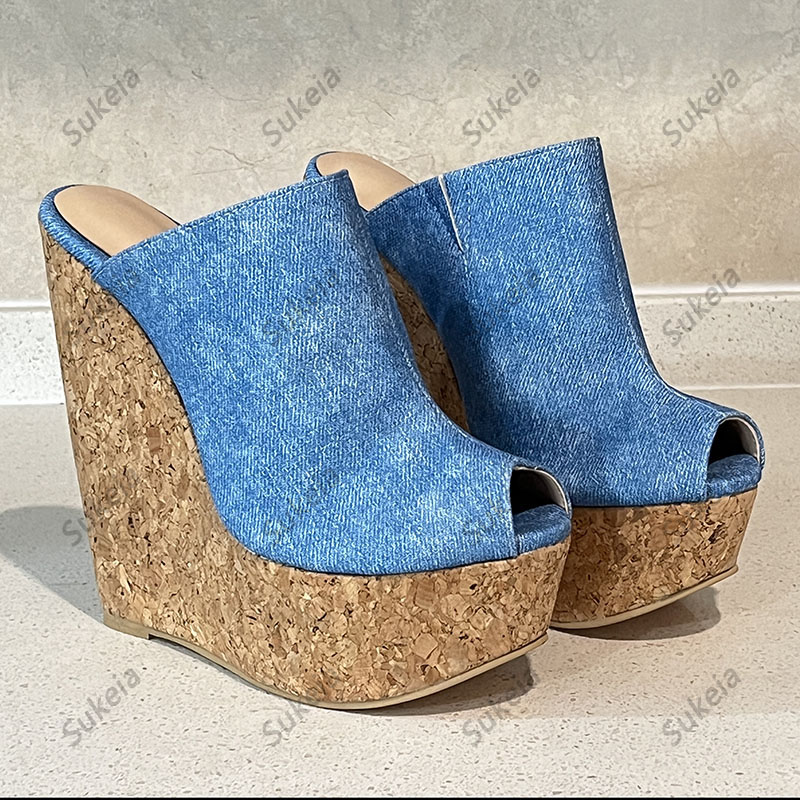 Sukeia, sandalias con platafor - Cork Wedge Sandal reseña y precio