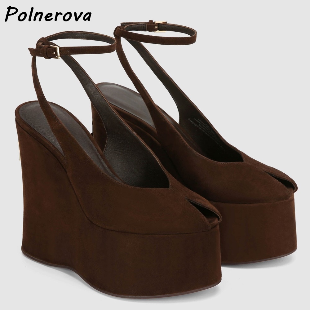 Sandalias de Plataforma con Cu - Cork Wedge Sandal reseña y precio