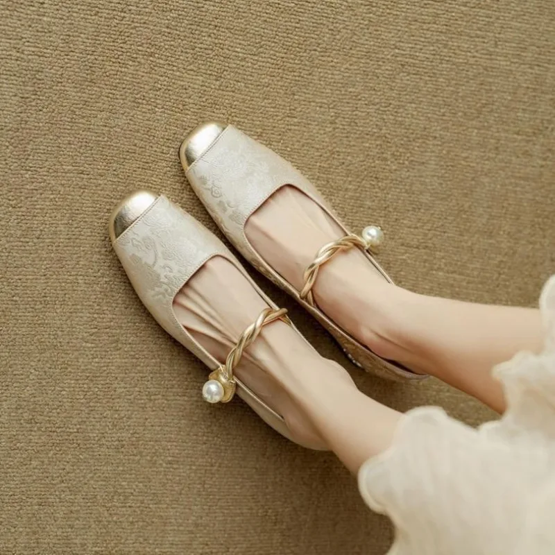 Zapatos de tacón de bloque par - Women Shoes Japanese Brand reseña y precio